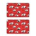 Hunihuni - Magneti per frigorifero con motivo a forma di panda orso, adesivi decorativi per lavastoviglie, per casa, cucina, armadietto, ufficio, lavagna, set di 2