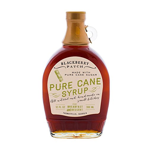 Blackberry Patch Pure Cane Syrup Syrups All Natural Handmade In Small Batches | For breakfast pancakes and waffles or drizzled over fresh fruit 12 fl oz (Pure Cane, 12 Ounce)