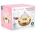 Teabloom Rose Teapot Set - 34 oz Borosilicate Glass Teapot, Glass Tea Infuser, 2 Flowering Teas - Thermal Shock Resistant - Stovetop, Microwave, Dishwasher Safe - Pretty in Pink