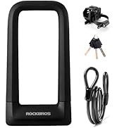 Amazon.co.jp: ROCKBROS(ロックブロス)自転車 鍵 U字ロック カギ式