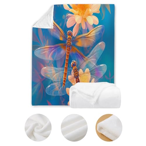 Couverture enfant libellule, le cadeau idéal et doux pour garçons et filles - 8