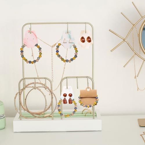 Cartes de présentation bagues porte-clés boucles d'oreilles kraft - 6