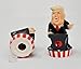 Home-X - Donald Trump Salt and Pepper Set, Fun Novelty Salt and Pepper Shakers add Spice to Any Meal