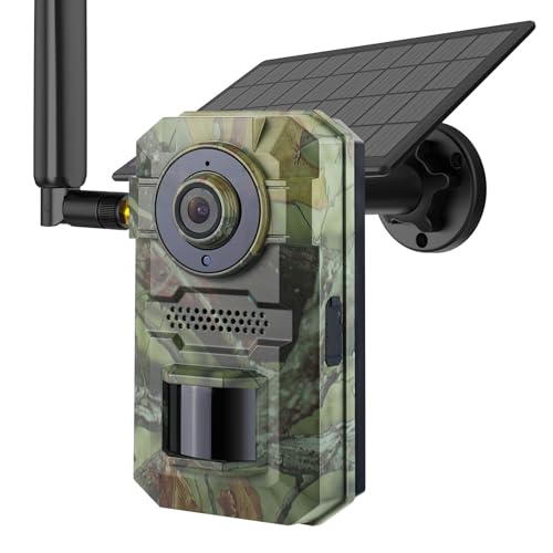 Cellular Trail Camera with Night Vision and Solar Power