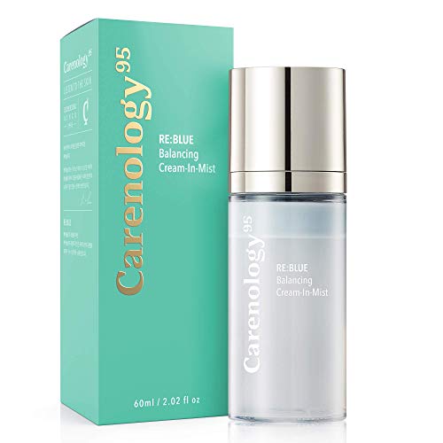 Carenology Triple Hyaluronic Acid Face Mist With Aloe Vera Extract Blue Tansy Oil Hydrating Facial Mist Spray Moisturizer Natural Korean Skincare for All Skin Types Women Men