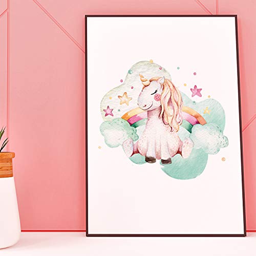 Nacnic Set of 3 posters for children and children's room Scandinavian style sweet unframed size A4Animales - Image 3