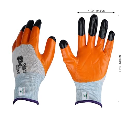 Utkarsh Garden Pruner Cutters, Gloves, Big & Small Hand Trowels, i Weeder, Cultivator, Fork for Indoor/Outdoor Gardening Tools Set for Soil | Durable Home Garden Tools Combo - Pack of 7 Tools