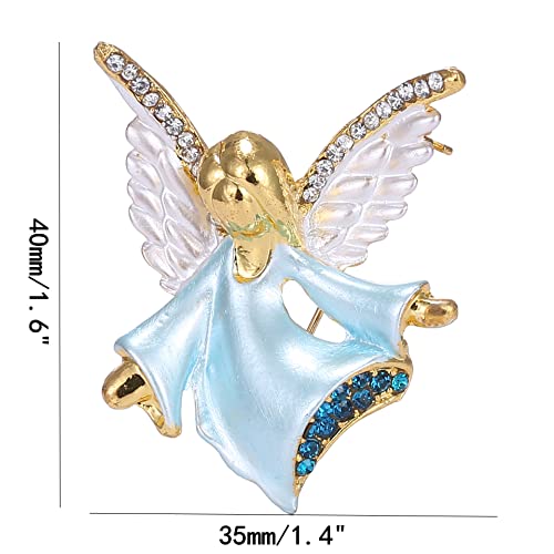 DD-life Angel Brooch Pin Angel Ballerina Brooch Butterfly Fairy Ballerina Brooch Special Brooch Pin for Any Special Occasions2