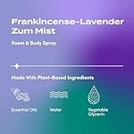 Indigo Wild Zum Mist Room & Body Spray - Aromatherapy Essential Oil Spray - Natural Body Mist & Room Spray - Frankincense-Lavender Scent - 4 fl oz - Image 2