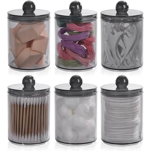 Tbestmax 6 Pack Qtip Holder Dispenser Cover