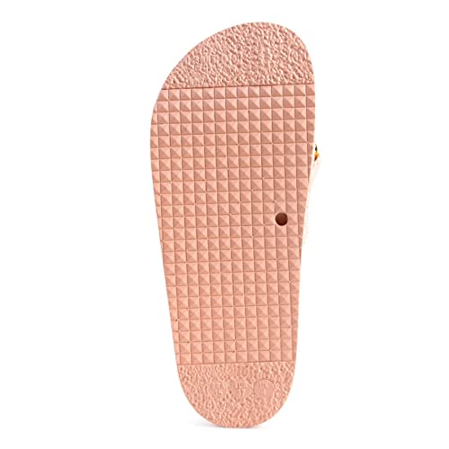 Image of London Rag Bling Chain Strap Woven Slip On Flats