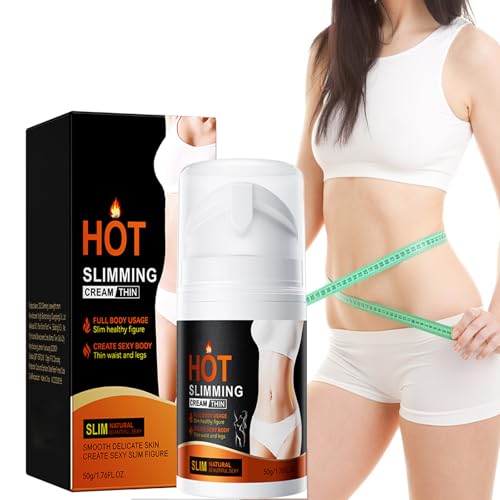 Anti Cellulite Creme, Fettverbrennungscreme, Straffende & Schlankheitscreme, Straffende Körpercreme für Taille, Bauch & Gesäß, Schlankheitscreme zur Fettverbrennung für Damen & Herren