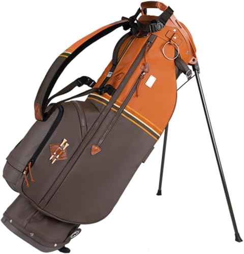 Sun Mountain Men's Mid-Stripe Single Strap Stand Bag '23 - Cabin-Umber-Wheat