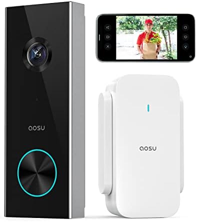 Amazon.co.jp: 【AOSU 2K インターホン ワイヤレス カメラ付き Alexa 