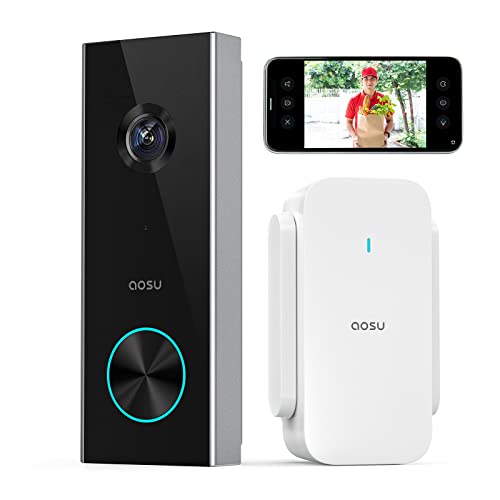 Amazon.co.jp: 【AOSU 2K インターホン ワイヤレス カメラ付き