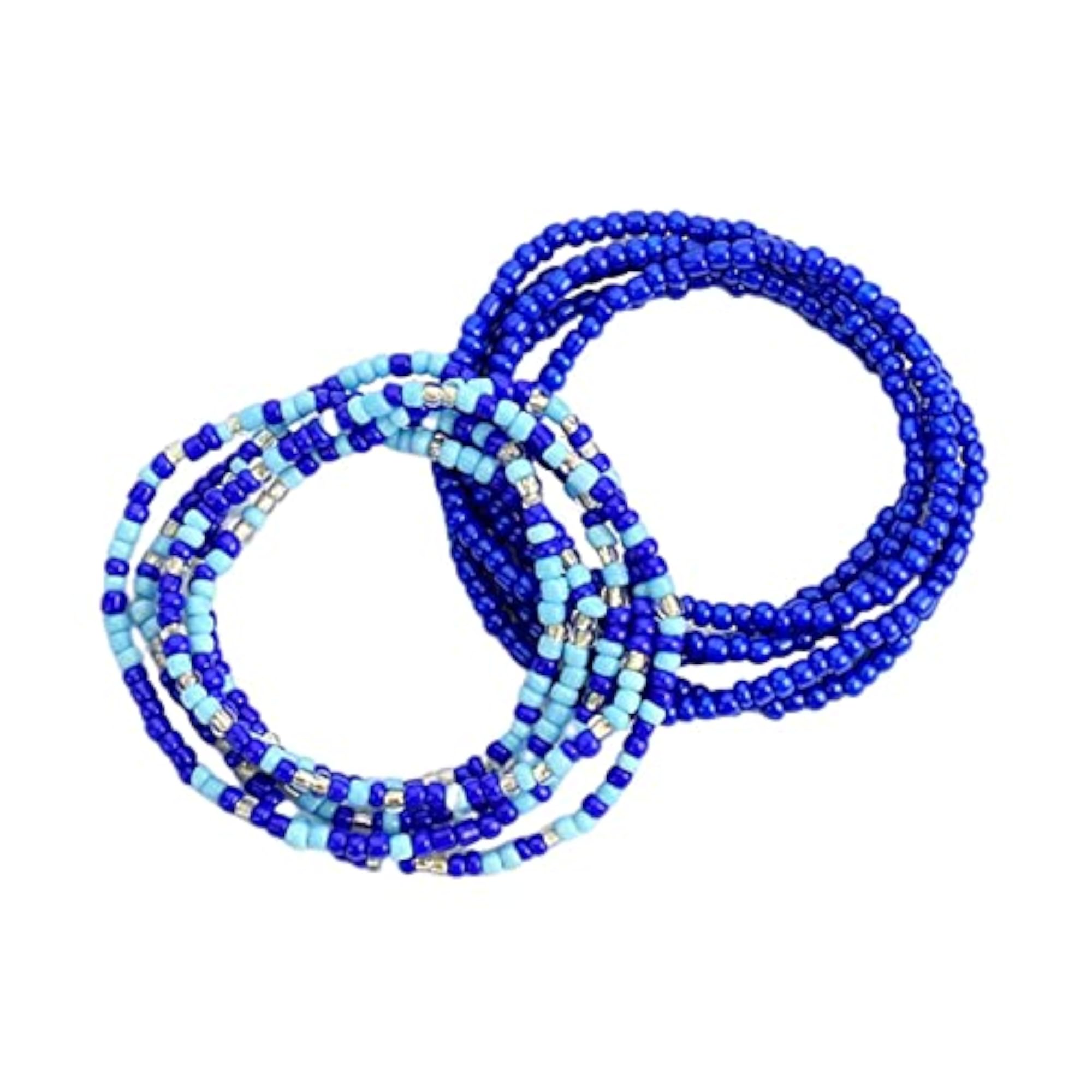 2Pcs Bohemian Waist Bead Chains for Summer Party