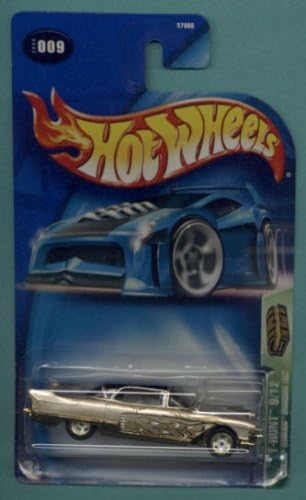 Hot Wheels Mattel 2003 Treasure Hunt 1:64 Scale 1957 Silver Cadillac Eldorado Brougham 9/12 Die Cast Car #009