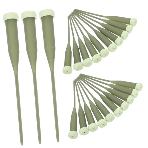 KONTONTY 50 pezzi tubi floreali tubo di fiore estensione asta tubi acqua per fiori tubo acqua singolo fiore forniture per fiori freschi plastica verde