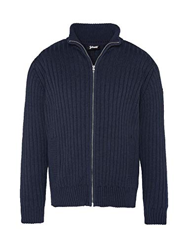 Image of Schott NYC Men's Plecorage1 Pullover Sweater Not Applicable, Navy, X-Large