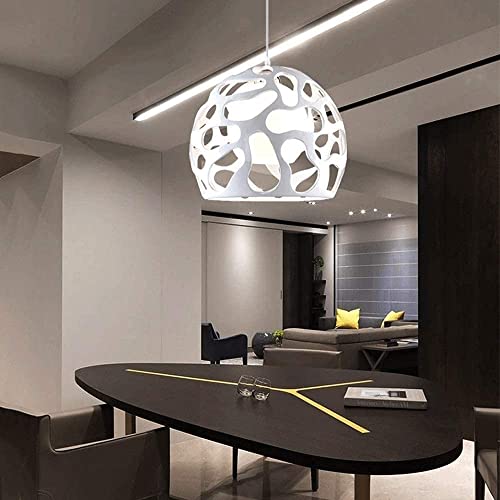 Lampe Suspendue Laque À La Main E27 CNCNSH Dealnt en Résine au Design Rond Créatif