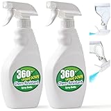 T4U Spray Bottles for Cleaning, 16 OZ Empty Spray Bottles Heavy Duty, Plastic Spray Bottles for Cleaning Solutions, Cleaning Spray Bottle for Household Cleaning Bleach, Industrial Chemical (2 Pack)