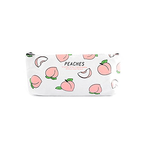 MSYOU - Astuccio portapenne in tela con cerniera a...