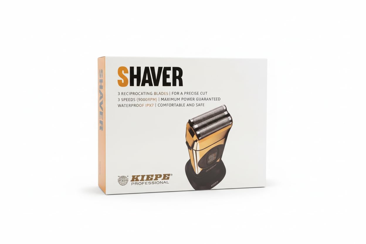 KIEPEPROFESSIONAL SHAVER SERIE 6540 RASOIO ORO