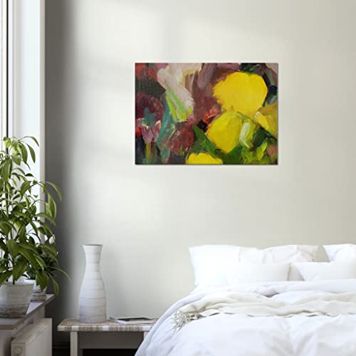 Art mural abstrait chic pour créer une ambiance design dans votre salon moderne