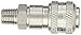 Dixon Valve 2DM2-S Stainless Steel 303 Automatic Industrial Interchange Pneumatic Fitting, Socket, 1/4