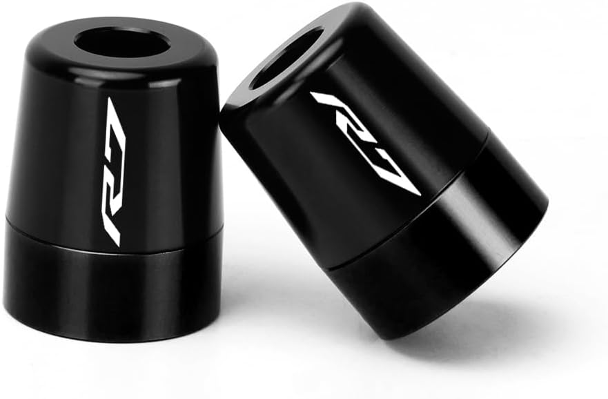 Handle Bar Ends Hand Grips Plug Caps Compatible with Yamaha YZF R7 2022 2023 2024 2025 | Motorcycle Balance Pad YZF-R7 YZFR7 Accessories