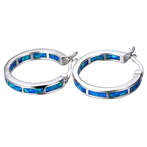 Boucles d'oreilles opale de feu multicolore LAMGUL, bijoux fins élégants