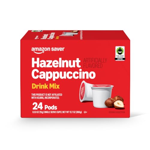 Happy Belly Light Roast Cappuccino Coffee Pods, Hazelnut Flavored, Compatible with K-Cup Brewers, 24 Count - image 5