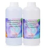 Enova Floral Craft Water and Simulated Fake Water Flower Cast Crystal Epoxy Resin A/B Creates Clear