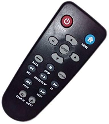 Télécommande de rechange compatible avec Western Digital WD TV Live Plus HD Media Player WDBABX0000NBK WDBREC0000NBK WDBG3A0000