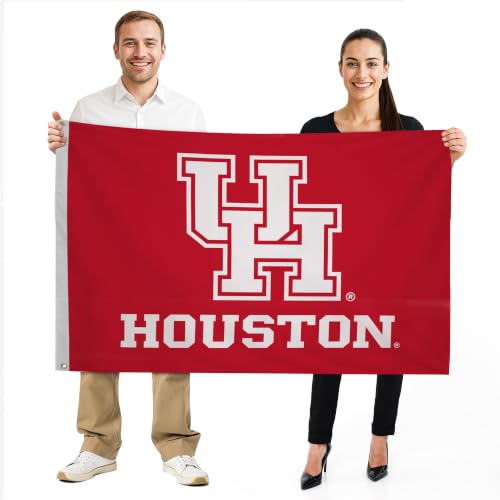 Houston Cougars Flag - NCAA Licensed - Nylon - 4' x 6'