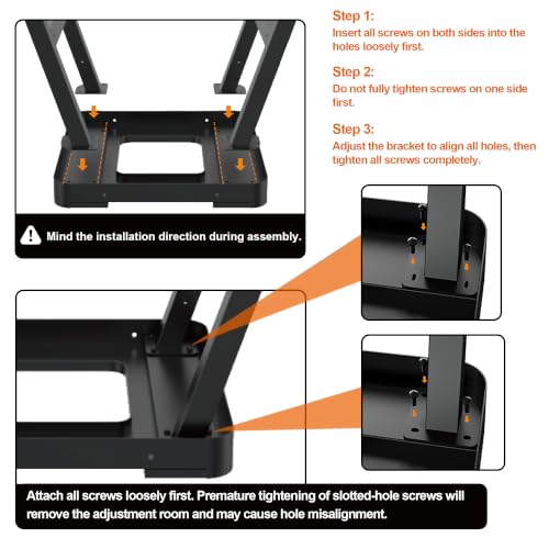Image of Adjustable Grill Stand for Ninja Outdoor Woodfire Series OG700 OG800 OG900 Series OO101 Woodfire Pizza Oven, Grill Cart for Ninja MO201 Artisan Pizza Oven, Replace for XSKUNSTAND Outdoor Stand