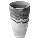Algreen Products Acerra Composite Vase Planter with Drainage Hole, Decorative...