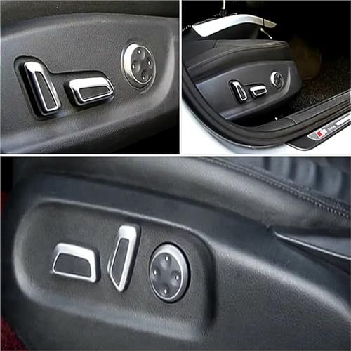 Cache-Bouton décoratif pour console centrale auto compatible avec modèles A4 B8 A6 C7 Q5 - 6