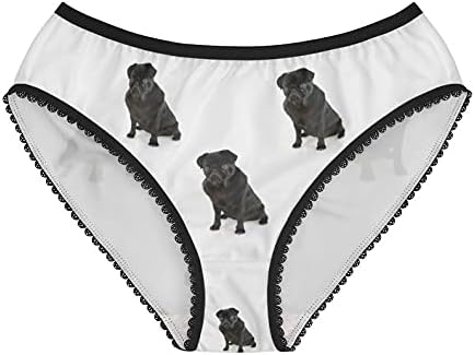 DogsMakeMeHappy Pug Panties, Pug Underwear, Briefs, Cotton Briefs, Funny Underwear, Panties For Women