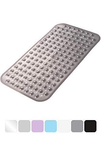 AmazerBath Bath Tub Mat, Medium Size 27.6 x 15 Inches Non-Slip Shower Mats