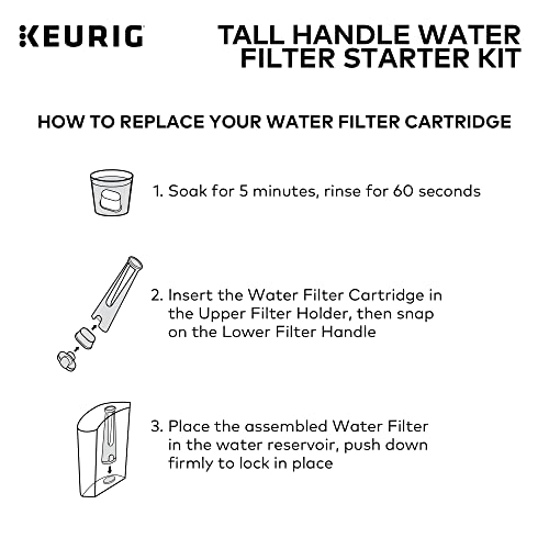 Keurig Tall Handle Water Filter Starter Kit, Comes With Handle And 2 Replacement Water Filters, Compatible With Select Keurig Coffee Makers #TOP3
