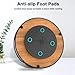 Lazy Susan Turntable Organizer for Cabinet Pantry Kitchen Countertop Refrigerator Cupboard, Pine Wood, 9