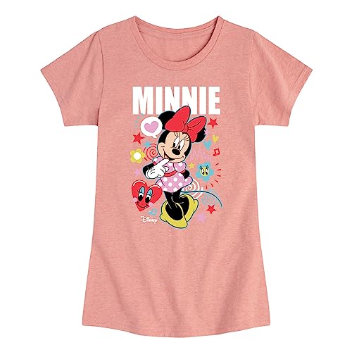 Image of Disney - Jr. - Minnie - Girls Fitted Short Sleeve Tee