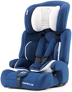 Kinderkraft Car Seat COMFORT UP, Booster Child Seat, with 5 Point Harness, Adjustable Headrest, for Toddlers, Infant, Group 1/2/3, 9-36 Kg, Up to 12 Years, Safety Certificate ECE R44/04, Navy