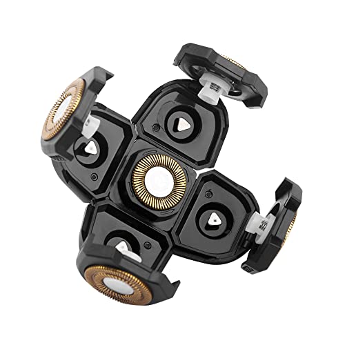 5D rasoio testa per uomo, lavabile 5 teste rasoio