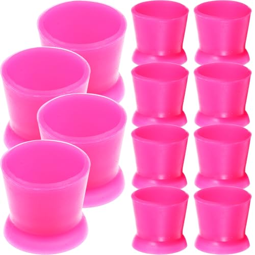 Vasos de pigmento de silicona para tatuar que evitan derrames accidentales