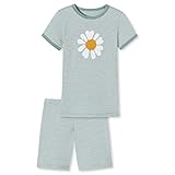 Schiesser Mädchen Kurzer Schlafanzug Pyjamaset, Khaki (I), 128