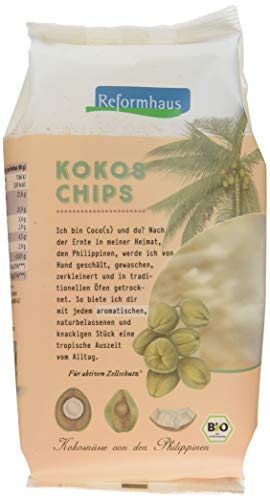 Reformhaus Kokoschips ungesüßt bio, 6er Pack (6 x 175 g)