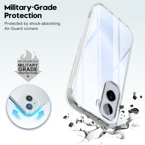 Image of Jkobi Silicone Back Cover Case for Vivo T5 Pro 5G (Clear Shockproof Case with Camera Protection | Soft and Flexible | Transparent)