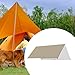 RNXRZANK Portable Canopy Tarp for Camping and Outdoor Gatherings, Khaki